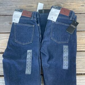 Ralph Lauren women’s Dark Blue high rise Jeans pair of two